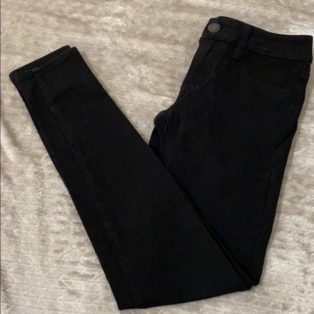 Aerie black knit jeggings